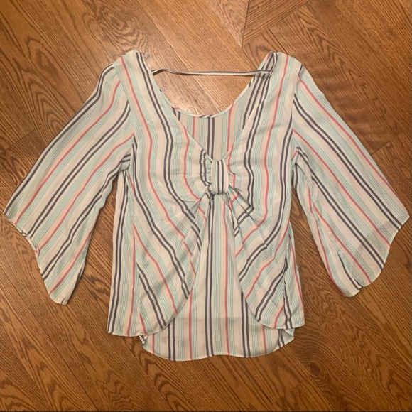 Abbeline Striped Top - Picture 2 of 4
